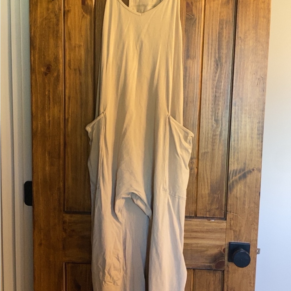FP Movement by Free People Cream Jumpsuit